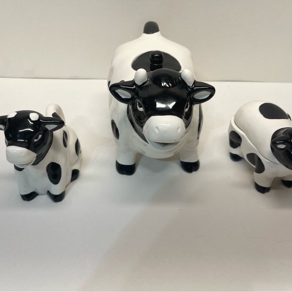 VTG. CARDIA MILK COW TEA/COFFEE SUGAR, CREAMER SET - Picture 3 of 16